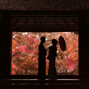 日本婚紗紅葉